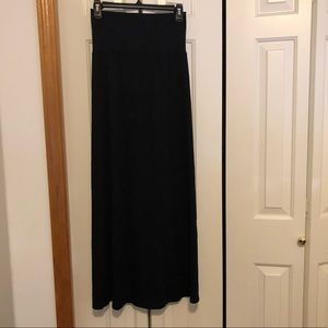 Black maxi skirt